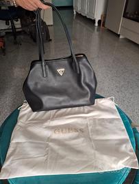 Borsa similpelle nera GUESS