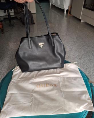 Borsa similpelle nera GUESS