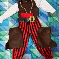 Costume carnevale Pirata - 116 cm / 4-6 anni
