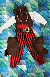 Costume carnevale Pirata - 116 cm / 4-6 anni