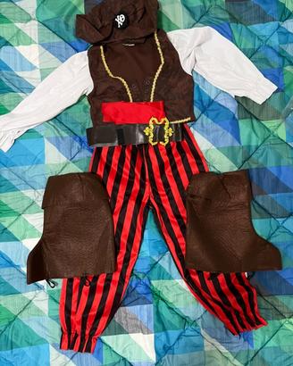 Costume carnevale Pirata - 116 cm / 4-6 anni