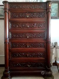 Settimino in palissandro  originale metà 800