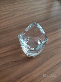 Porta candela in cristallo 