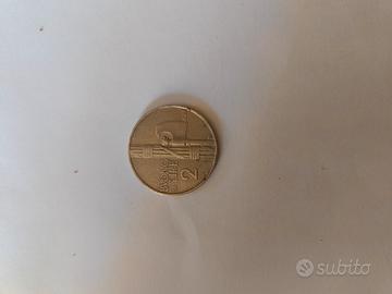 moneta buona da 2 lire con fascio littorio