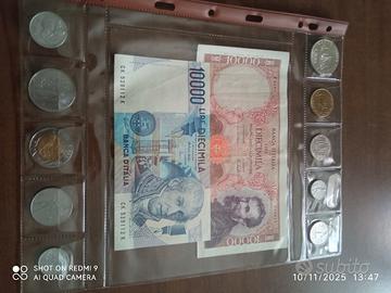 Banconote e Monete lire 