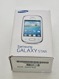 Samsung Galaxy star scatola e cover