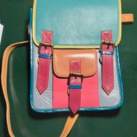 Borsa a tracolla artigianale particolare colorata