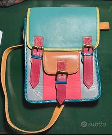 Borsa a tracolla artigianale particolare colorata