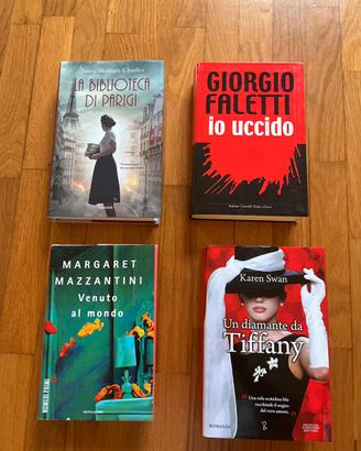 set 4 libri nuovo da libreria