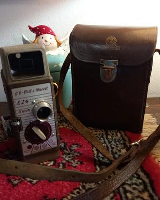 Bell & Howell 624 Cinepresa 8mm a molla con Borsa