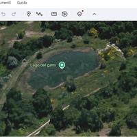 Lago naturale con terreno 50.000 mq e ruderi