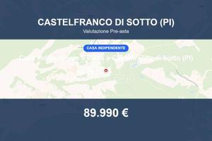 Immobile in asta di 256 m² a Castelfranco di Sotto