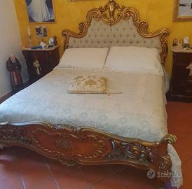 Letto matrimoniale stile barocco