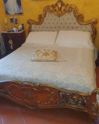 Letto matrimoniale stile barocco