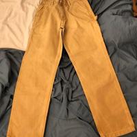 jeans color senape pull&bear