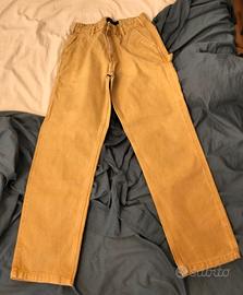 jeans color senape pull&bear