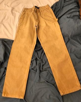 jeans color senape pull&bear