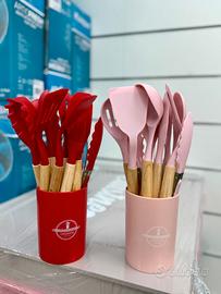 set mestoli in silicone 
