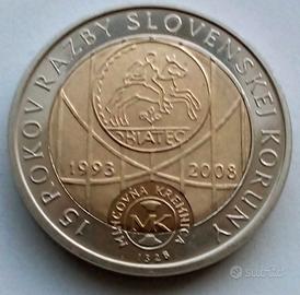 SLOVENSKO 15° anniversario korona 