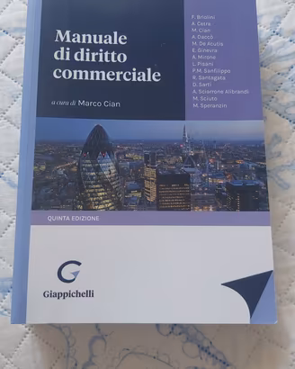 Manuale di diritto commerciale 
