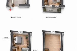 Caldonazzo - Porzione di casa ristrutturata+p.auto