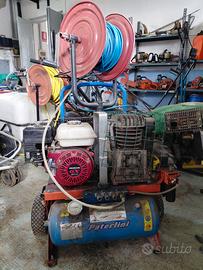 compressore a scoppio con forbici pneumatiche