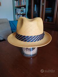 Cappello Panama color crema Ecuador tg.55