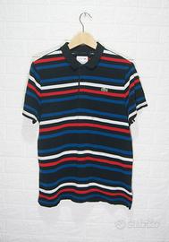 Polo Lacoste a righe – Taglia L Uomo