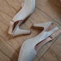 Scarpe da cerimonia argento