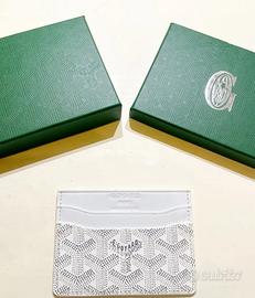 portacarte goyard bianco