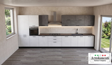 CUCINA NUOVA LINEARE CON ELETTRODOMESTICI  CUCINE