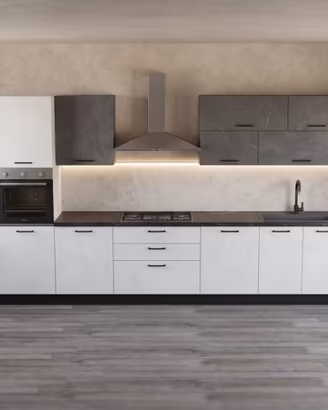 CUCINA NUOVA LINEARE CON ELETTRODOMESTICI  CUCINE