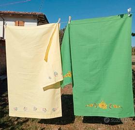 Lotto di biancheria di lino vintage 