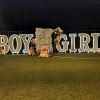 Boy girl luminoso baby shower 3476148832