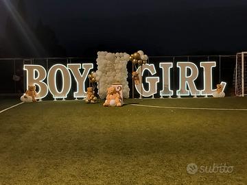 Boy girl luminoso baby shower 3476148832