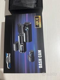Dash Cam 4K GKU D600PRO – Nuova (Fronte + Retro)