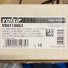 DADO-ANELLO-PORTAGOMMA 3-4''X17 SP. 2 VALSIR (7pz)