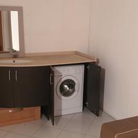 bagno l.198 cm p.26/70 con lavatrice piano quarzo