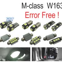 KIT 16 LAMPADE LED INTERNE PER MERCEDES CLASSE M W