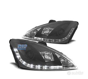 FARI PER FORD FOCUS 01-04 LUCE DIURNA A LED FONDO 
