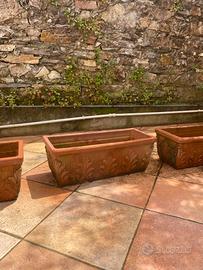 Fioriere vasi terracotta