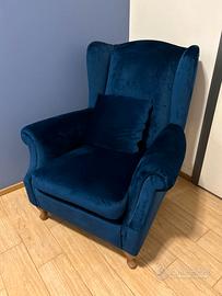 Poltrona Bergere restauro completo