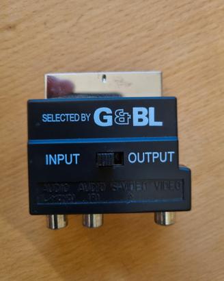Adattatore SCART Blocco AV a 3 RCA Phono Composito