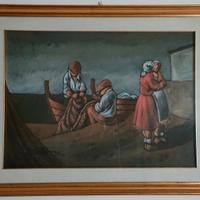 Quadro a olio su tela artista Francesco Matera