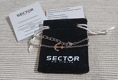Sector/ bracciale uomo/ acciaio/ ancora/