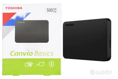 Hard Disk Esterno Toshiba 500GB