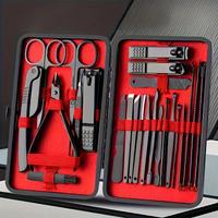 24pcs Set di Manicure e Pedicure