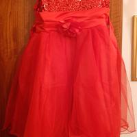 abito bimba rosso