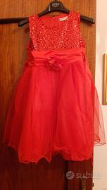 abito bimba rosso