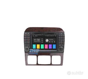 RADIO GPS ANDROID 10 PER MERCEDES S W220 98-05
